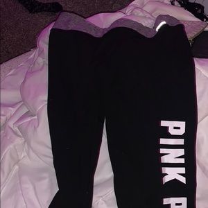 reversible pink capri leggings